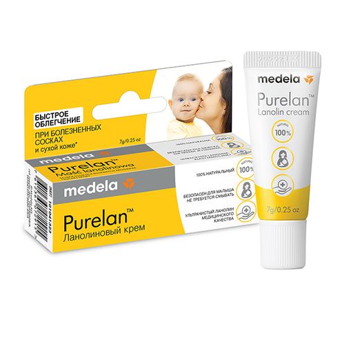 Medela purelan llanolinowый krem, кррем, дл.