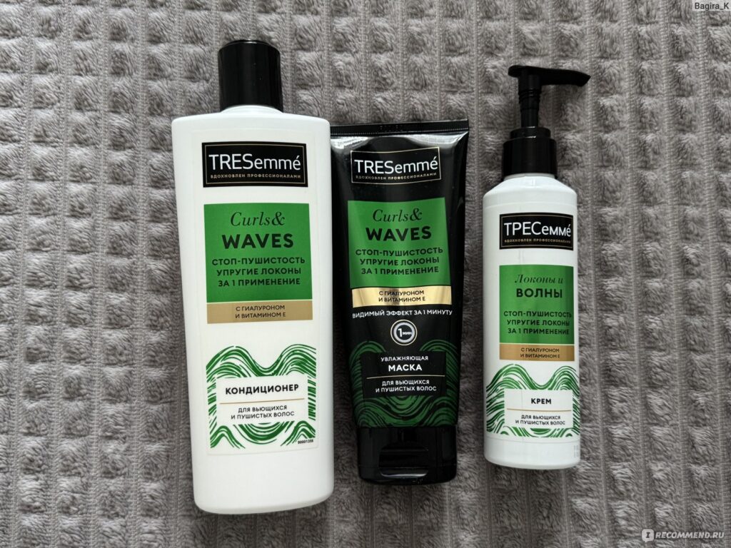 Kremd -kudrywых ypuysytых vvolos tresemme Curls and Waves ...