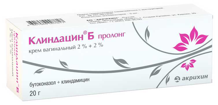 Клиндазиин б.п.П. Пролон 2%+2% 20g -krem -vaheinalgnый -cапприпатором ...